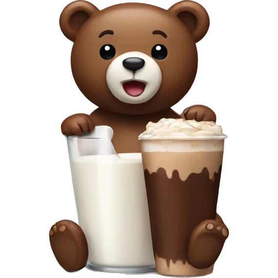 milk and mocha bear emoji