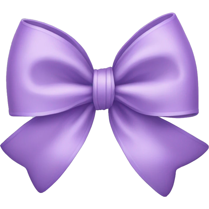 lilac bow emoji