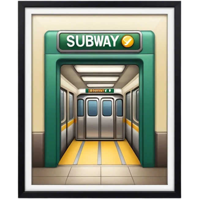 subway entrance emoji