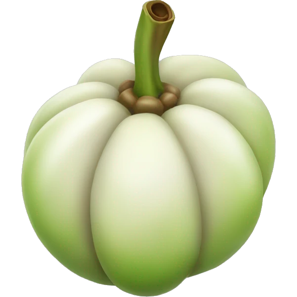 a single genipap fruit, detailed emoji