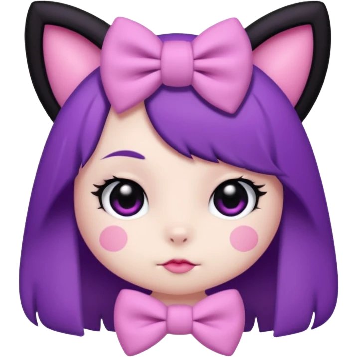 Cute kuromi emoji