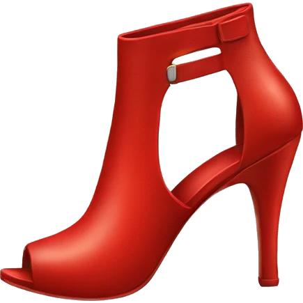 Red heel emoji
