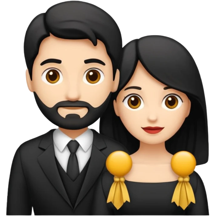 Crie uma figurinha pra stories de uma biblia aberta e um casal lendo (homem loiro e mulher branca cabelos pretos baixinha) sentados de costas o homem é loiro e a mulher branca do cabelo preto  emoji