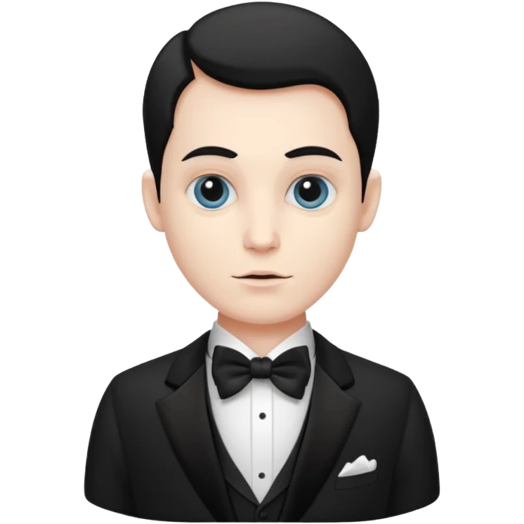 Bogeyman in a tuxedo  emoji