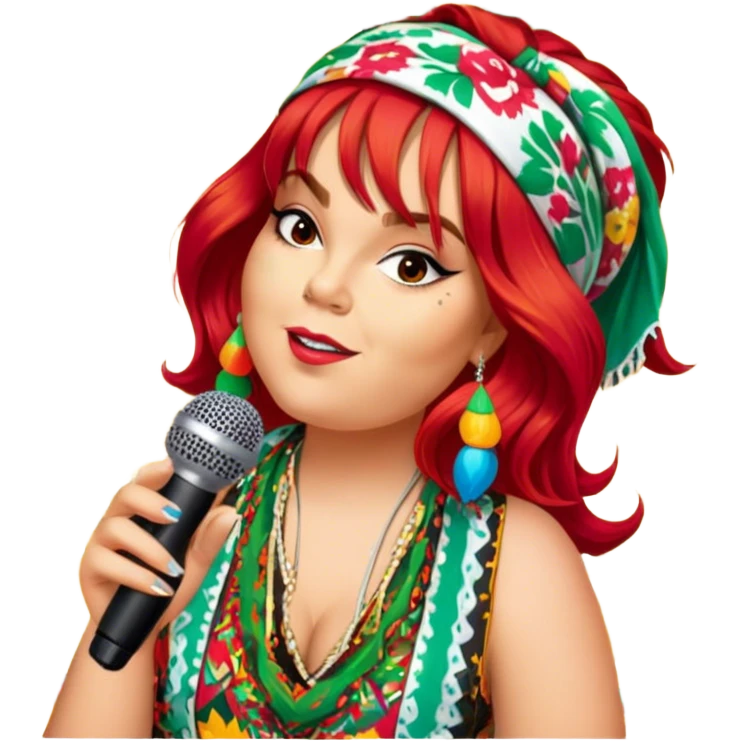 Colorful Singer emoji