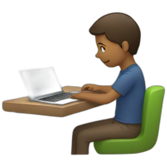 person working on a laptop emoji