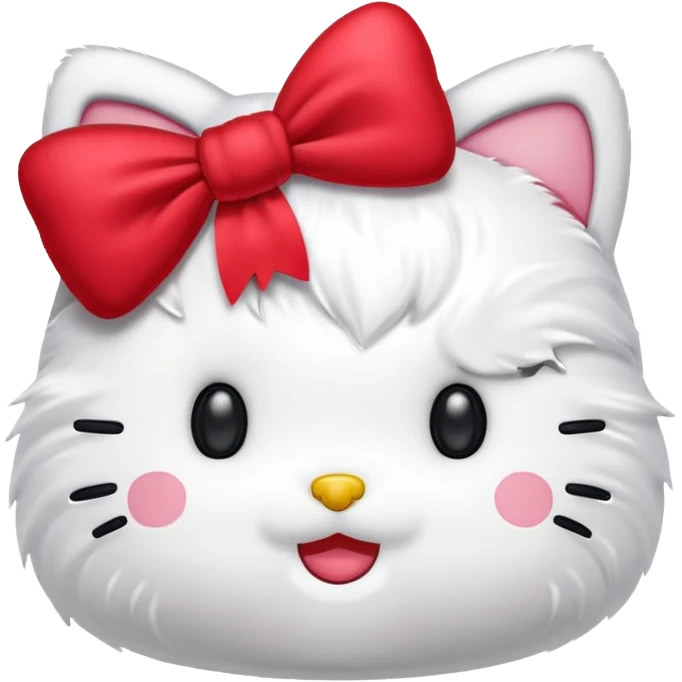 As un emoji de Hello Kitty más parecido  emoji