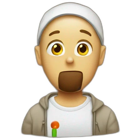 Eminem as a m&m’s emoji