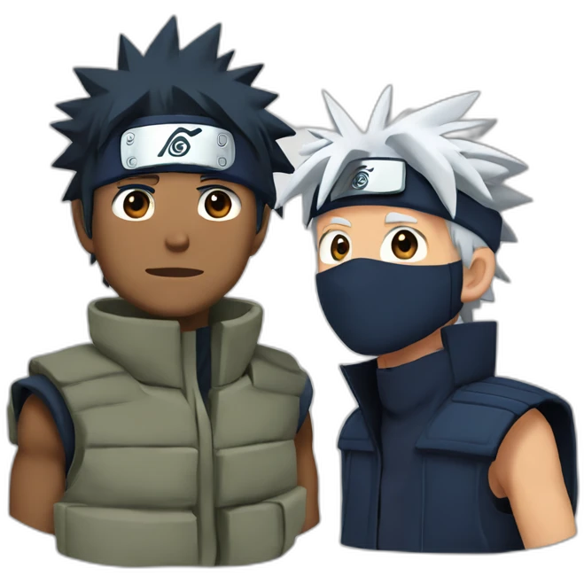 Naruto et kakashi emoji