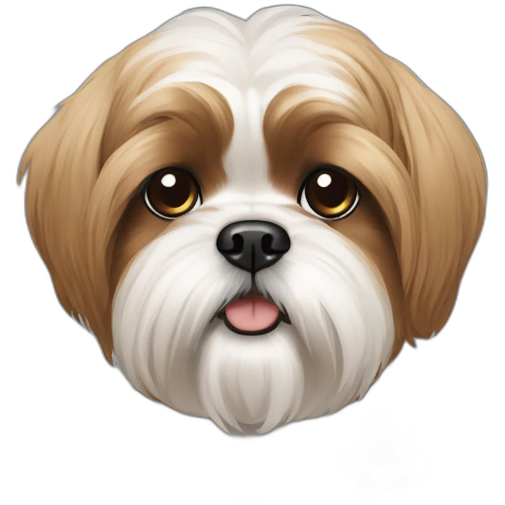 Perro shih tzu emoji