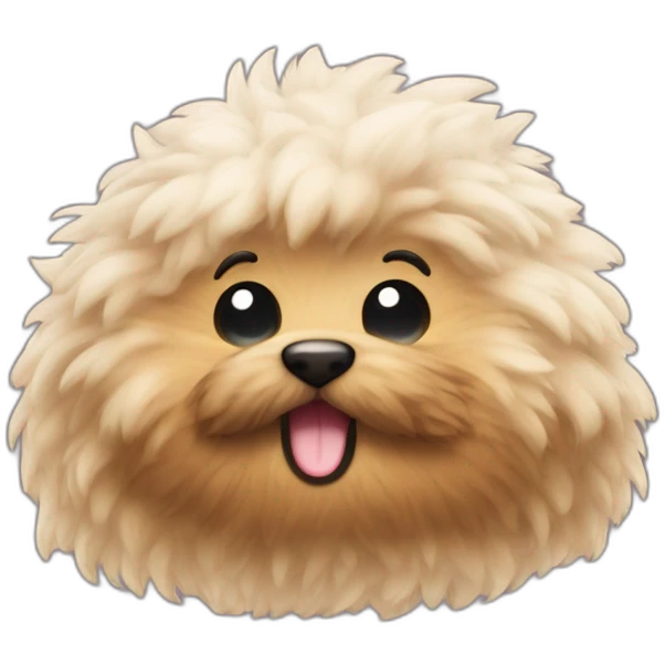 Floofy poop emoji