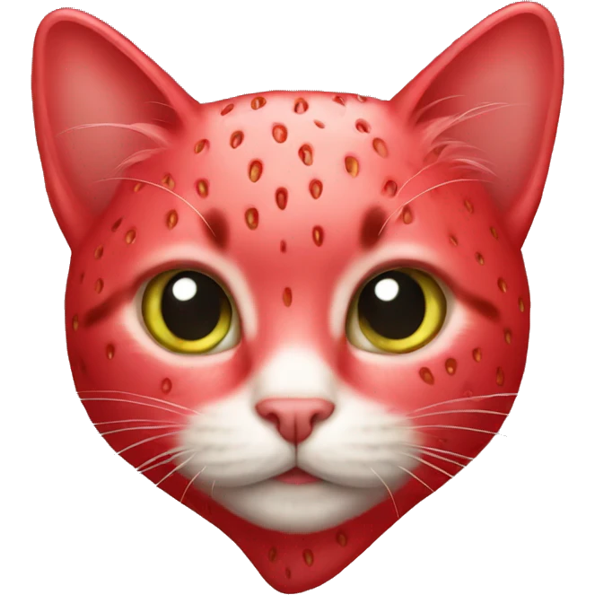 strawberry cat emoji