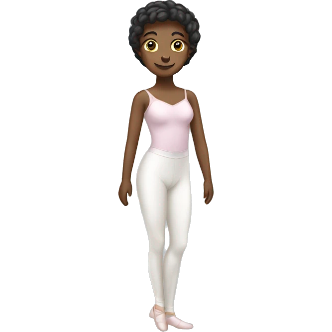 A White Hose with ballet clothes emoji