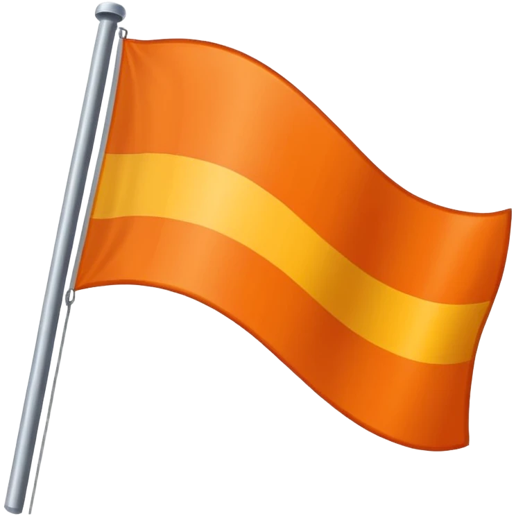 a flag with these colours: 🧡 emoji