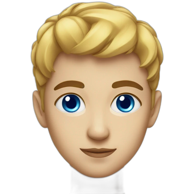 Yeux bleus emoji