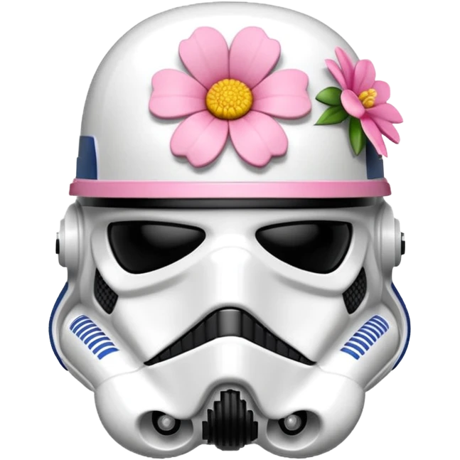 storm trooper flower emoji