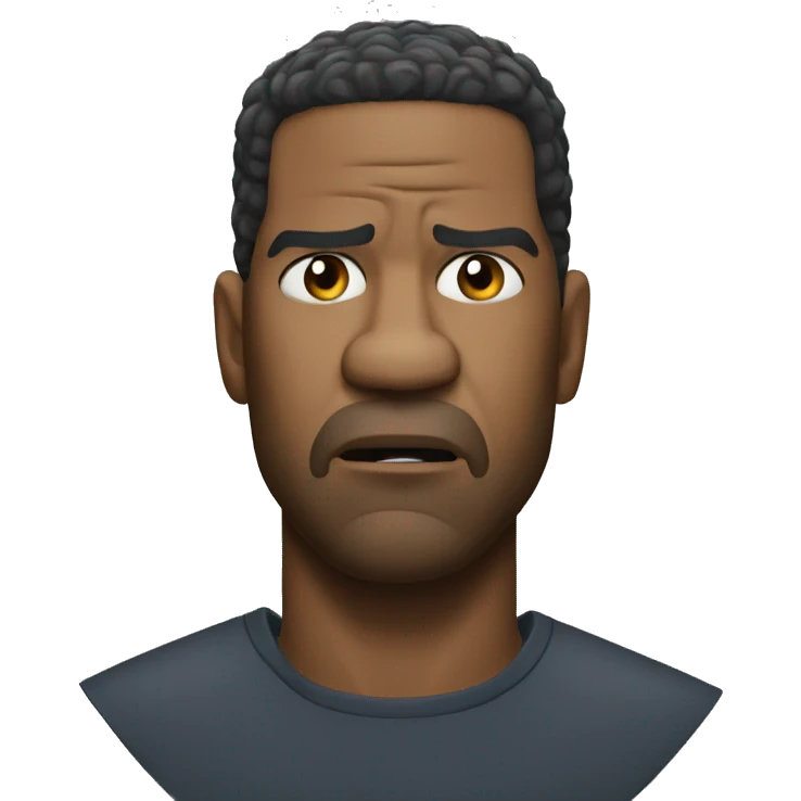 denzel washington angry emoji