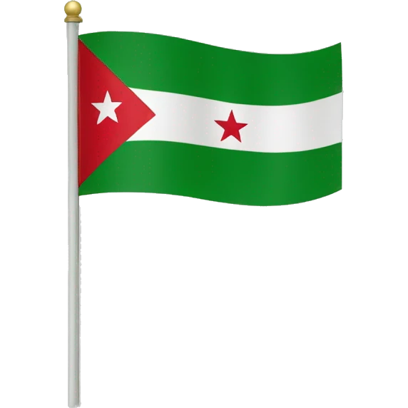 flag of Syrie Green version emoji