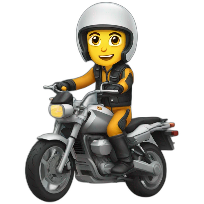Motorradfahrer emoji