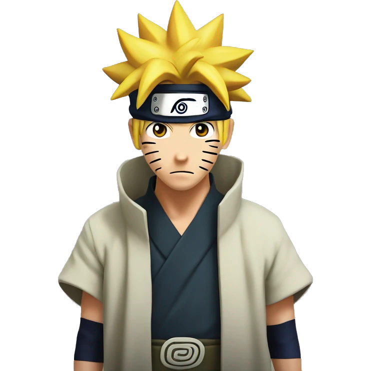 Naruto nine tale sage mode single eye emoji emoji