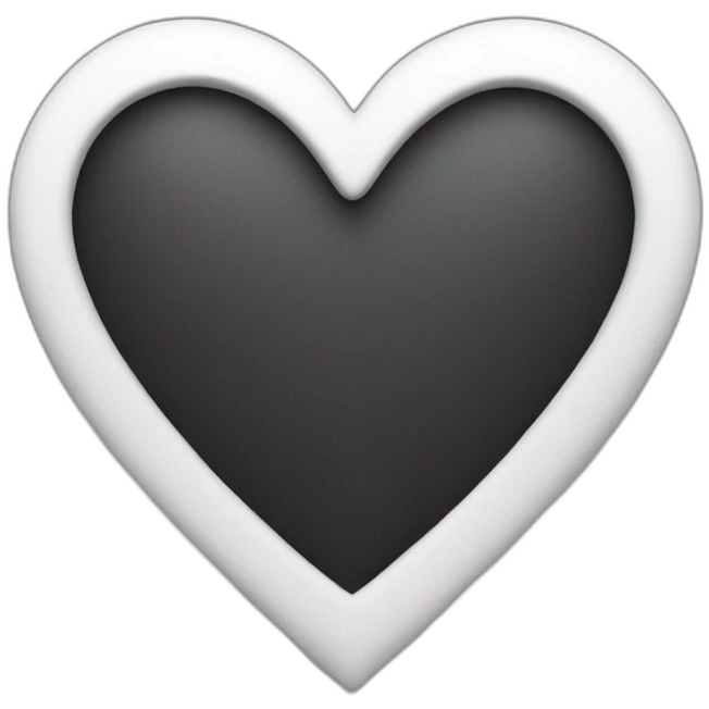 white heart emoji