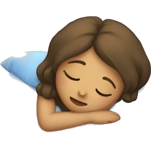 Girl sleep  emoji