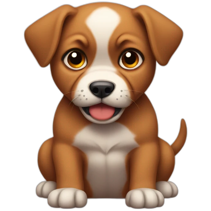 angry puppy emoji