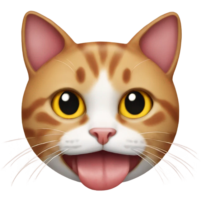 cat with meat emoji
