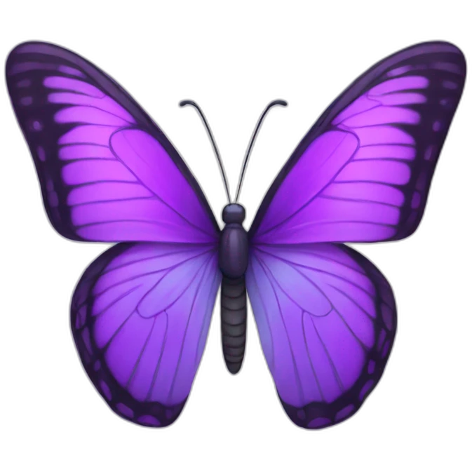 purple butterfly emoji