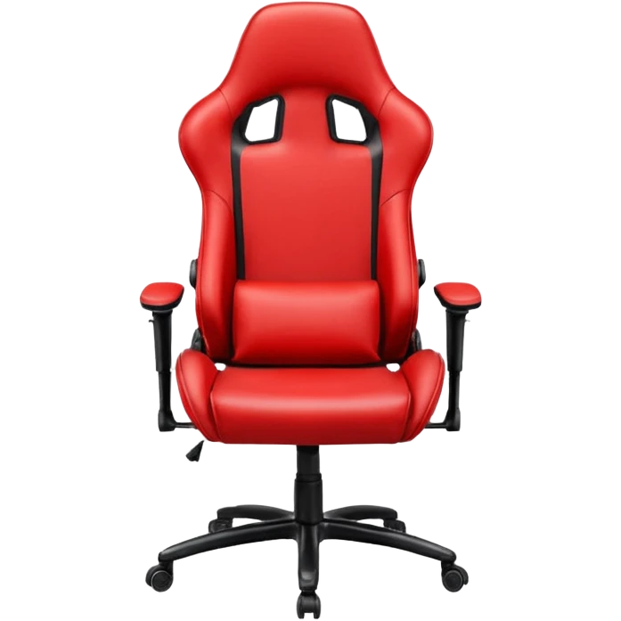 swivel gaming red colour chairs emoji