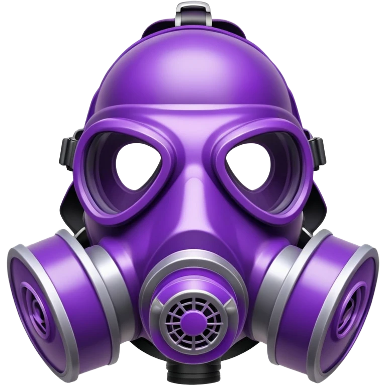 Amethyst gas mask emoji