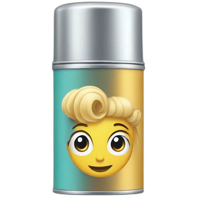 hairspray can emoji