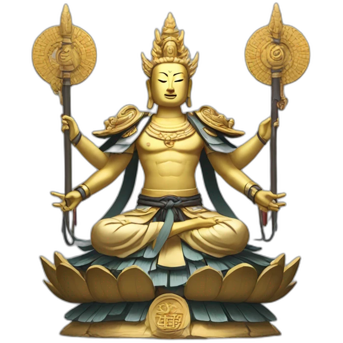 thousand-armed Kannon emoji