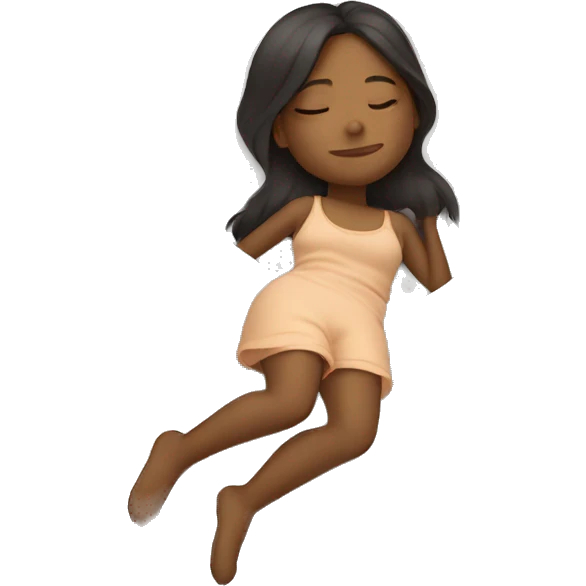 A girl sleeping  emoji