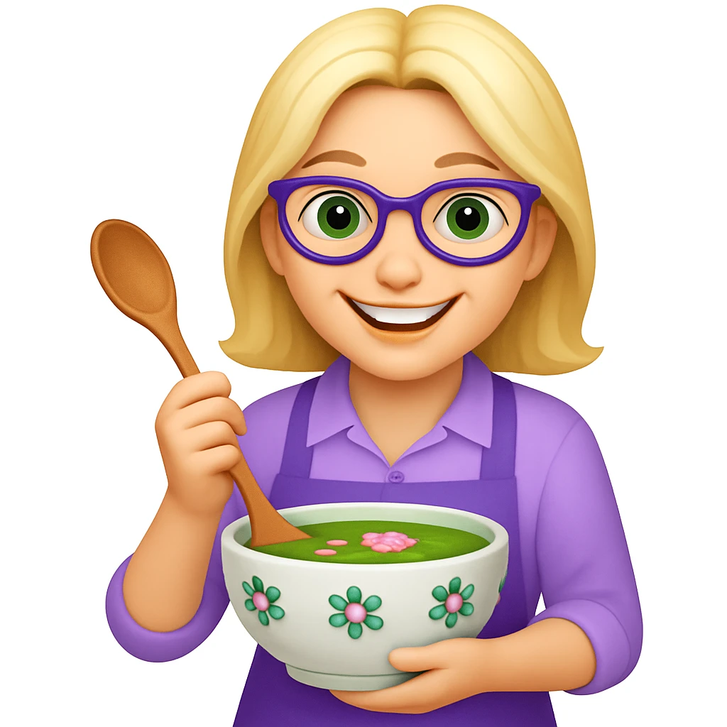 Make her smiling, keep all other features the same in emoji style emoji