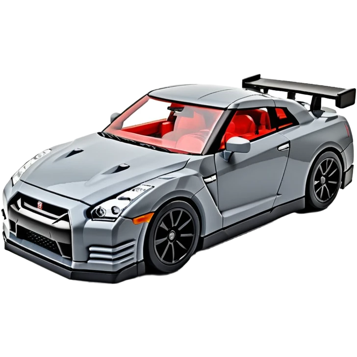 Fait moi une nissan gtr couleur Carbon en lego emoji