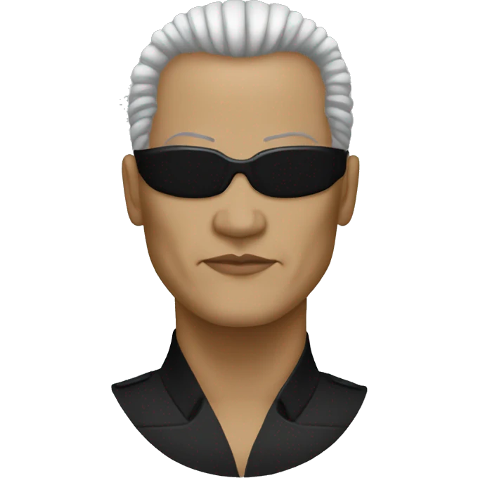 Morpheus,character from the movie The Matrix emoji emoji