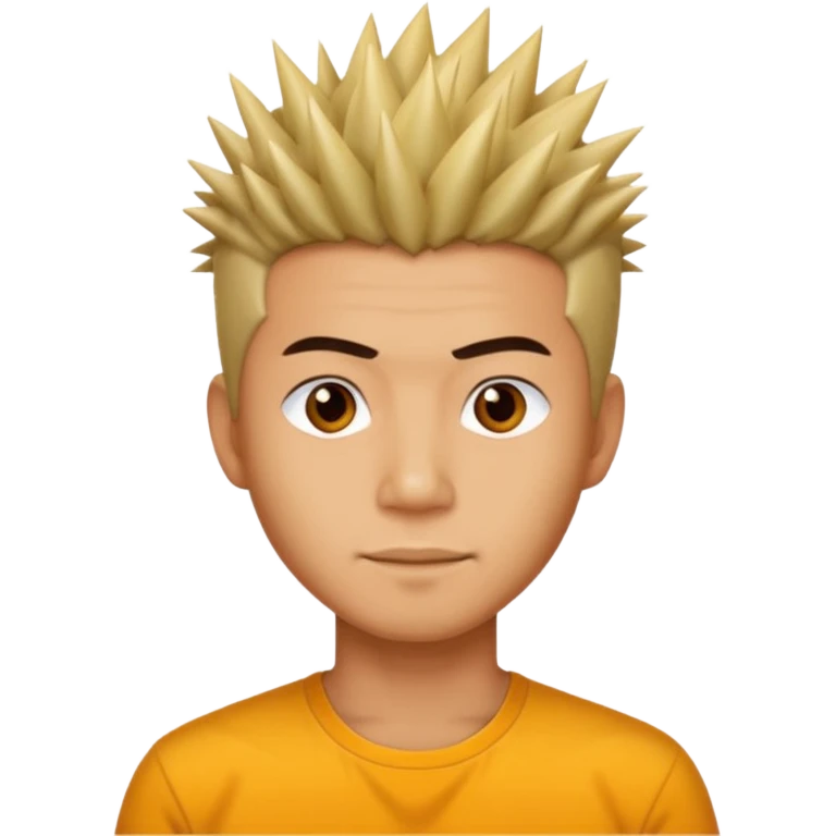 Make it a vietnamese male with spiky hair emoji