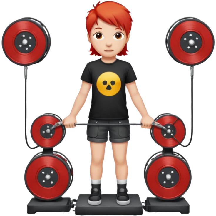 concert red Cable reels emoji