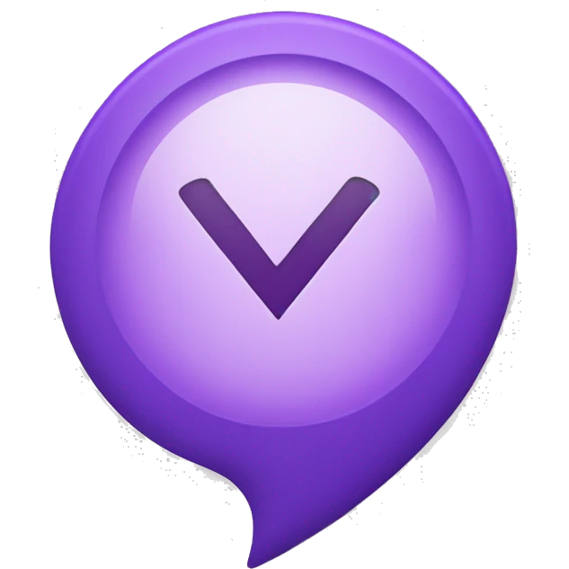 purple check mark emoji