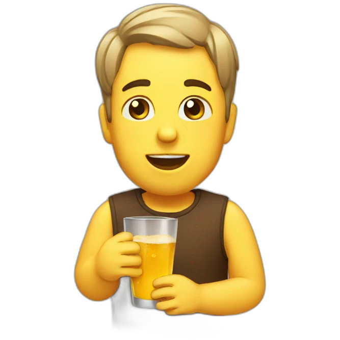 Drinking  emoji