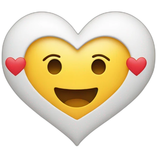 heart with background color #135BFF emoji