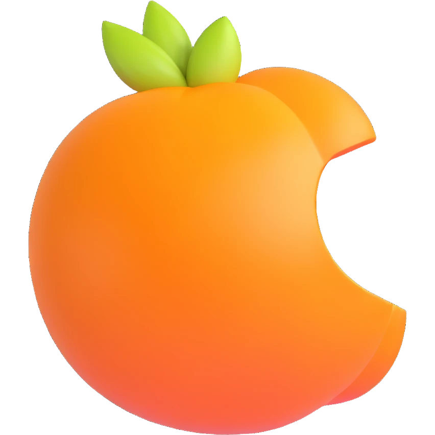 orange fruit emoji