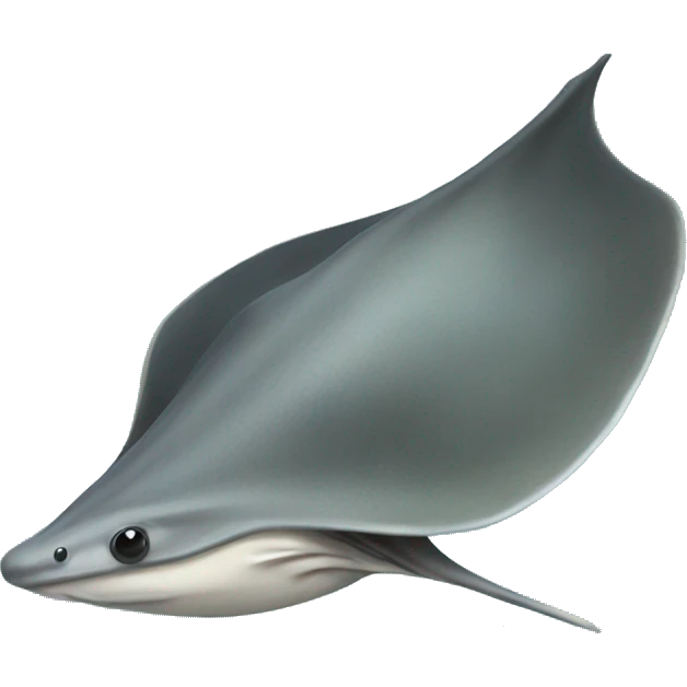 stingray with sting tail emoji