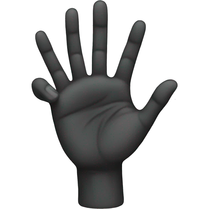 engaged hand emoji