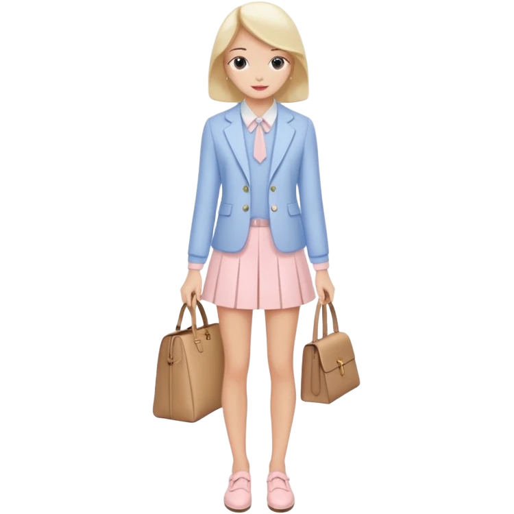 Make me a preppy aesthetic emoji