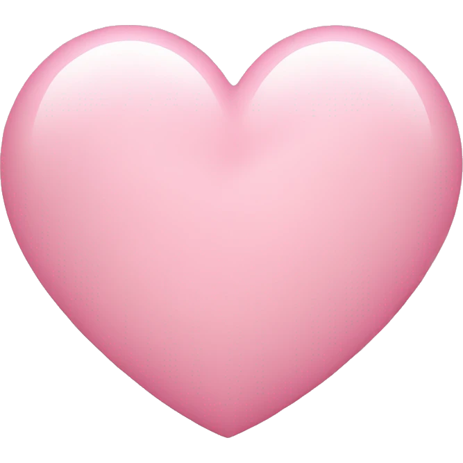 baby pink heart emoji