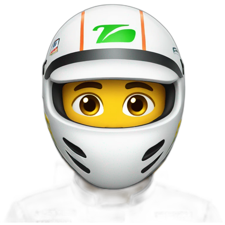 Formula 1 racing emoji