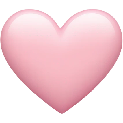 tiny pastel pink heart emoji