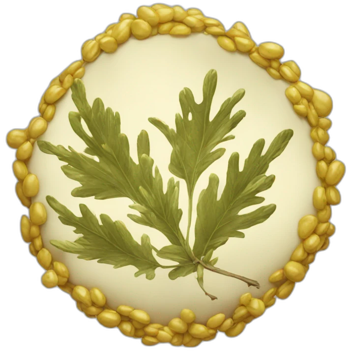 Corona d'alloro dorata emoji